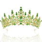 TOBATOBA Silver Wedding Crystal Tiaras and Crowns for Women, Bride Royal Queen Headband Princess Quinceanera Headpieces for Birthday Prom Pageant Party