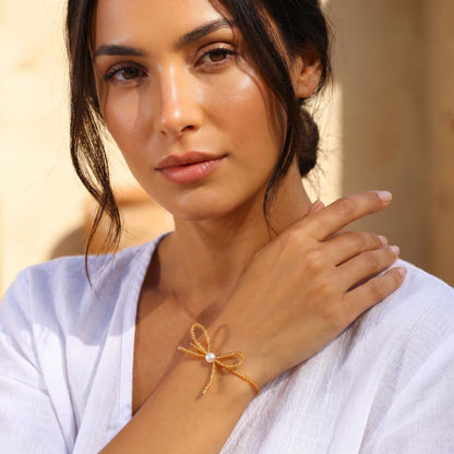 14K Gold Plated Pearl Beaded Cross Bracelets Stack Set for Women,Stretch Boho Colorful Christian Beads Ball Jewelry Friendship Summer Trendy Gift