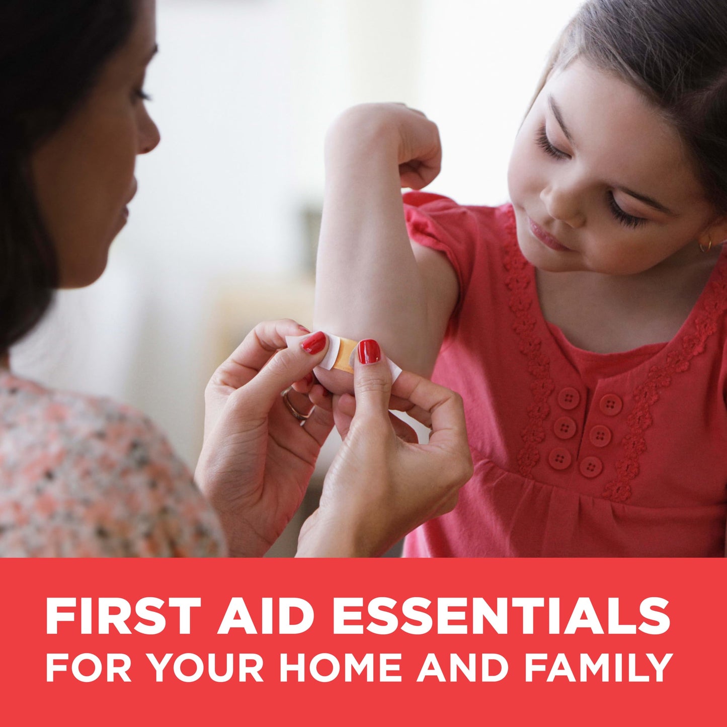 BAND-AID Brand Travel Ready Portable Emergency First Aid Kit, Minor Wound Care, Perfect for Home, Car, Camping, Travel & Outdoor Essentials, Supplies Include Bandages, Neosporin & Tylenol, 80 Piece