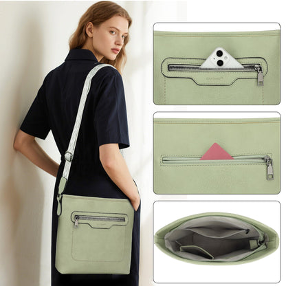 TANTOMI Crossbody Bags for Women Casual Crossbody Purses for Women Travel Shoulder Bag Handbags with Adjustable Strap