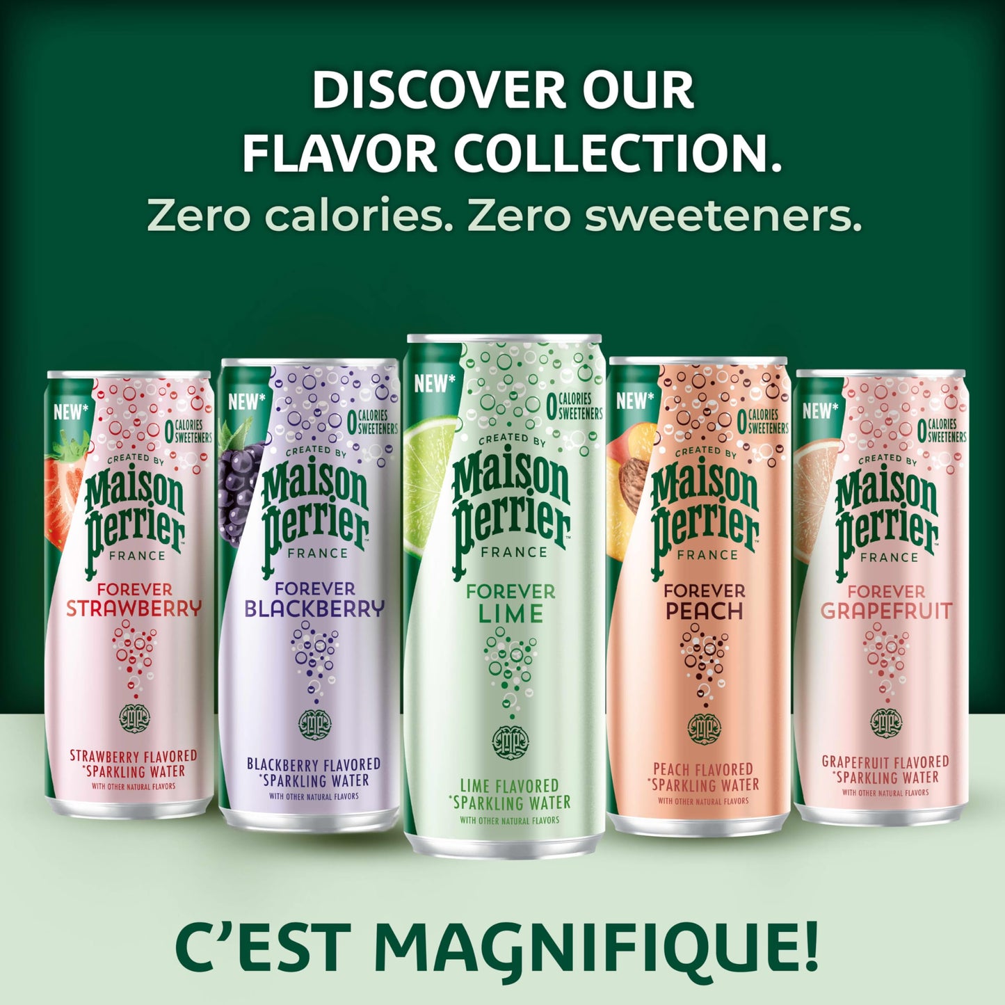 Maison Perrier Ultimate Sparkling Water, 11.15 Fl Oz Cans, 8 Count, 3 Pack