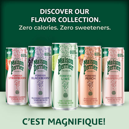 Maison Perrier Ultimate Sparkling Water, 11.15 Fl Oz Cans, 8 Count, 3 Pack