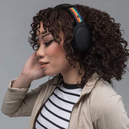 Skullcandy Crusher ANC 2 Noise Cancelling Wireless Headphones - True Black | Multi-Sensory Crusher Bass, Over-Ear Fit, Bluetooth, 60 Hours Battery, Working Out, Gym, Travel, Studying, Music, Gaming