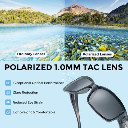 KastKing Skidaway Polarized Sport Sunglasses for Men and Women,Ideal for Driving Fishing Cycling and Running,UV Protection