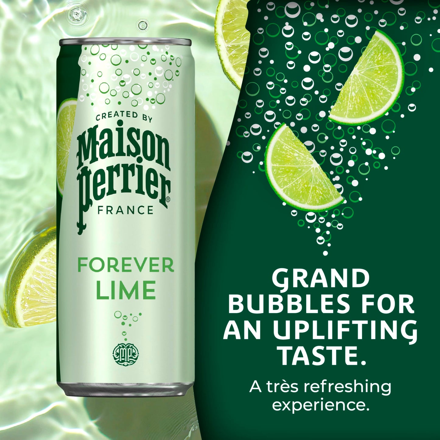 Maison Perrier Ultimate Sparkling Water, 11.15 Fl Oz Cans, 8 Count, 3 Pack