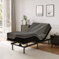 Dyonery Twin XL Adjustable Bed Base Frame with Wireless Remote + 12 Inch Twin XL Gel Memory Foam Mattress Bed in a Box, Head and Foot Incline, Zero Gravity, Fiberglass Free, 80" × 38"