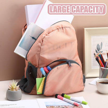 Jexine 10 Pcs Backpacks in Bulk 16.5 Inches Back Pack Basic Backpack for Adult Lightweight Outdoor Travel Book Bags(Sunny Pastel)