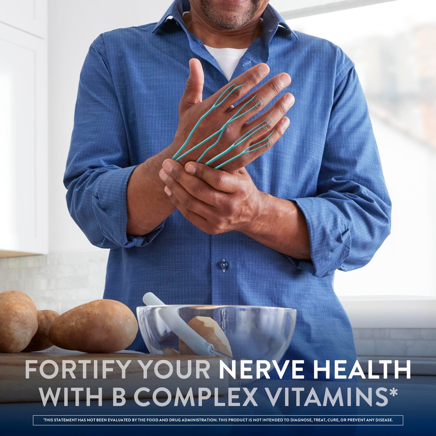 Nervive Nerve Health, Alpha Lipoic Acid, Fortify Nerve Health, Healthy Nerve Function, Healthy Blood Circulation, Supplement, Tablet, 60 Tablets
