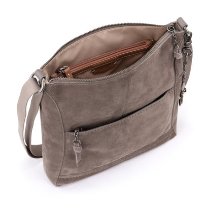 The Sak Lucia Leather Crossbody Purse - Premium Leather Women's Handbag for Everyday & Travel - Cross Body Bag With Zipper