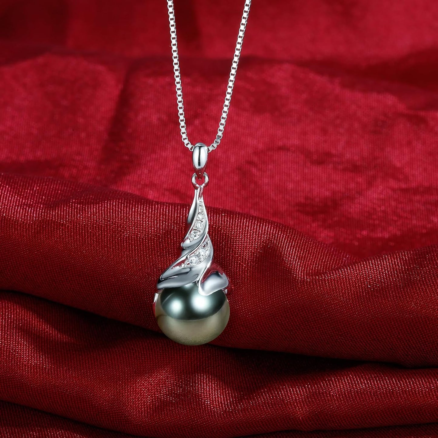 NONNYL Gifts for Women Wife Pearl-Necklace-Gift for Wife Wedding Birthday Anniversary Jewelry-Mom Girlfriend Her Mothers Day Gifts for Mom Women Valentines Day Christmas Day Gifts