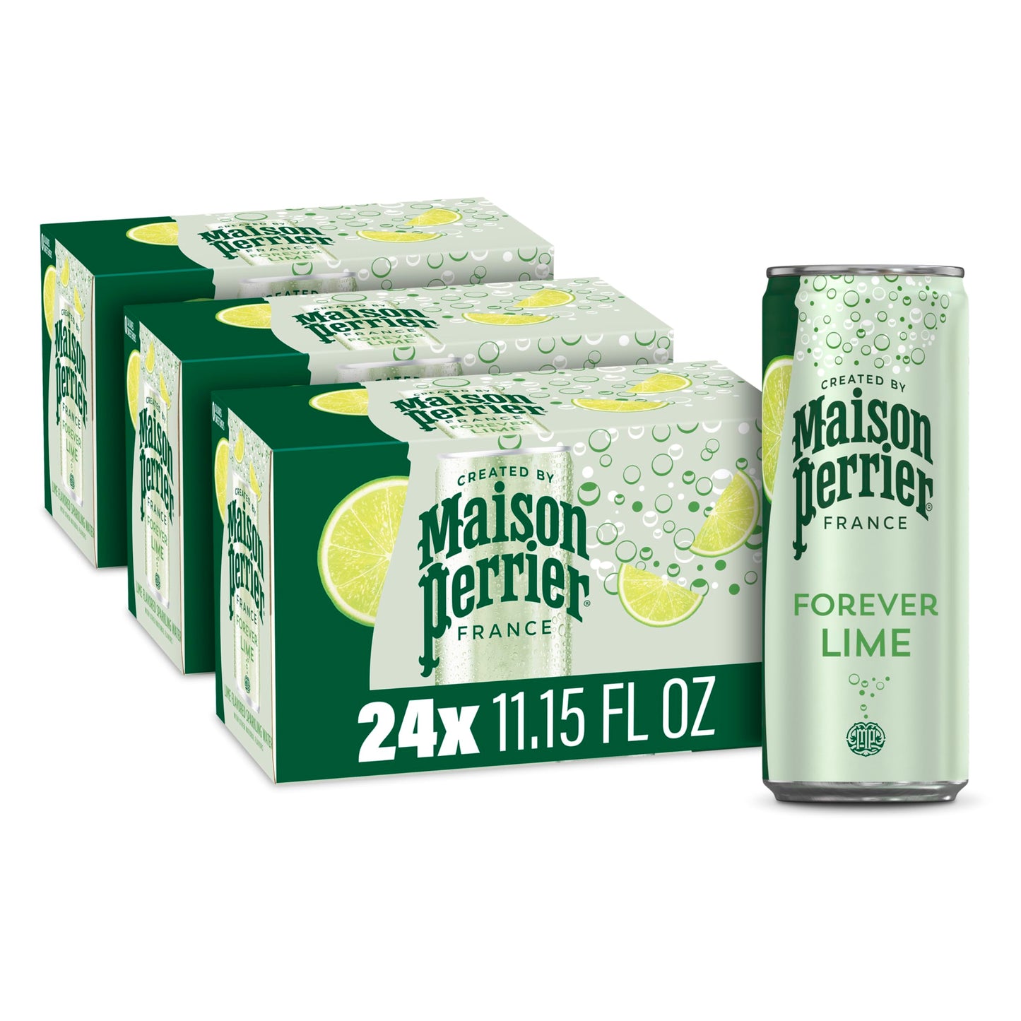 Maison Perrier Ultimate Sparkling Water, 11.15 Fl Oz Cans, 8 Count, 3 Pack