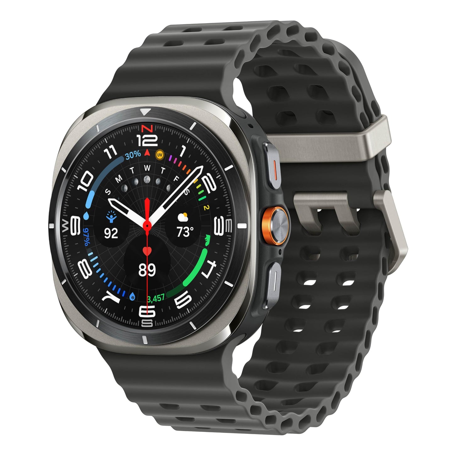 Samsung Galaxy Watch Ultra (2025), Titanium Gray, 47mm, LTE Smartwatch | Titanium Casing, Advanced Sleep Coaching, Running Coach, Energy Score, Heart Rate Tracking, GPS, [US Version, 2 Yr Warranty]