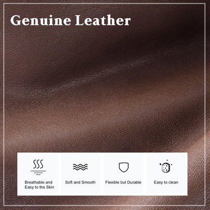 befen Genuine Leather Tote Bag for Women Work, Women's Leather Shoulder Bags Purses Satchel Handbags with Laptop Compartment