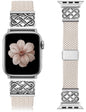 TOYOUTHS Braided Magnetic Band Compatible with Apple Watch Bands 38/40/41/42/44/45/46/49mm Women Men, Dressy Celtic Metal Stretchy Elastic Strap for iWatch Series 11 10 9 8 7 6 5 4 SE/Ultra 3 2 1