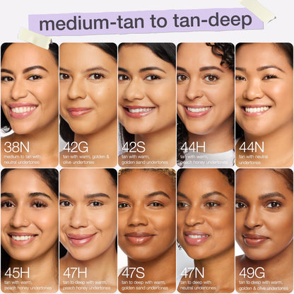 tarte face tape foundation – Full-Coverage 12hr Waterproof Makeup, Hydrating & Smoothing with a Natural Matte Finish for Transfer-Proof Comfortable Long-Wear Foundation, Vegan & Cruelty-Free