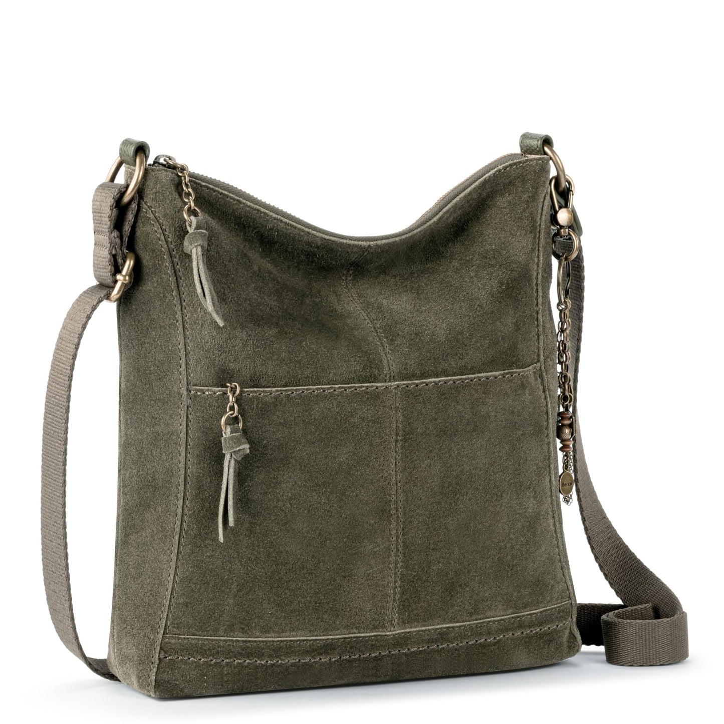 The Sak Lucia Leather Crossbody Purse - Premium Leather Women's Handbag for Everyday & Travel - Cross Body Bag With Zipper