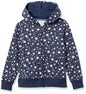 Amazon Essentials Girls and Toddlers' Fleece Zip-Up Hooded Sweatshirt with Lined Hood and Rib Knit Detail