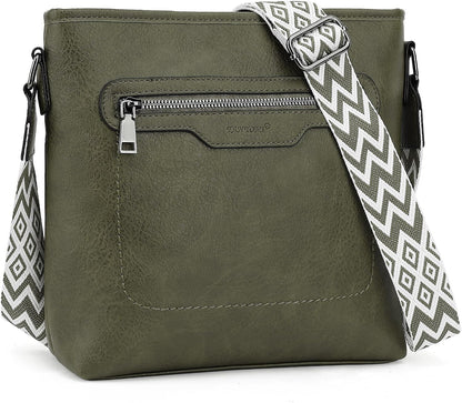 TANTOMI Crossbody Bags for Women Casual Crossbody Purses for Women Travel Shoulder Bag Handbags with Adjustable Strap