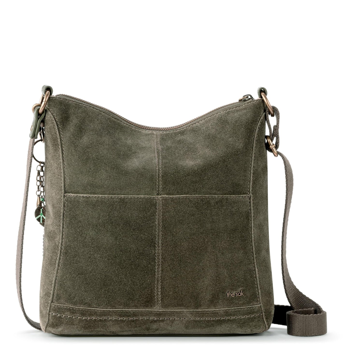 The Sak Lucia Leather Crossbody Purse - Premium Leather Women's Handbag for Everyday & Travel - Cross Body Bag With Zipper