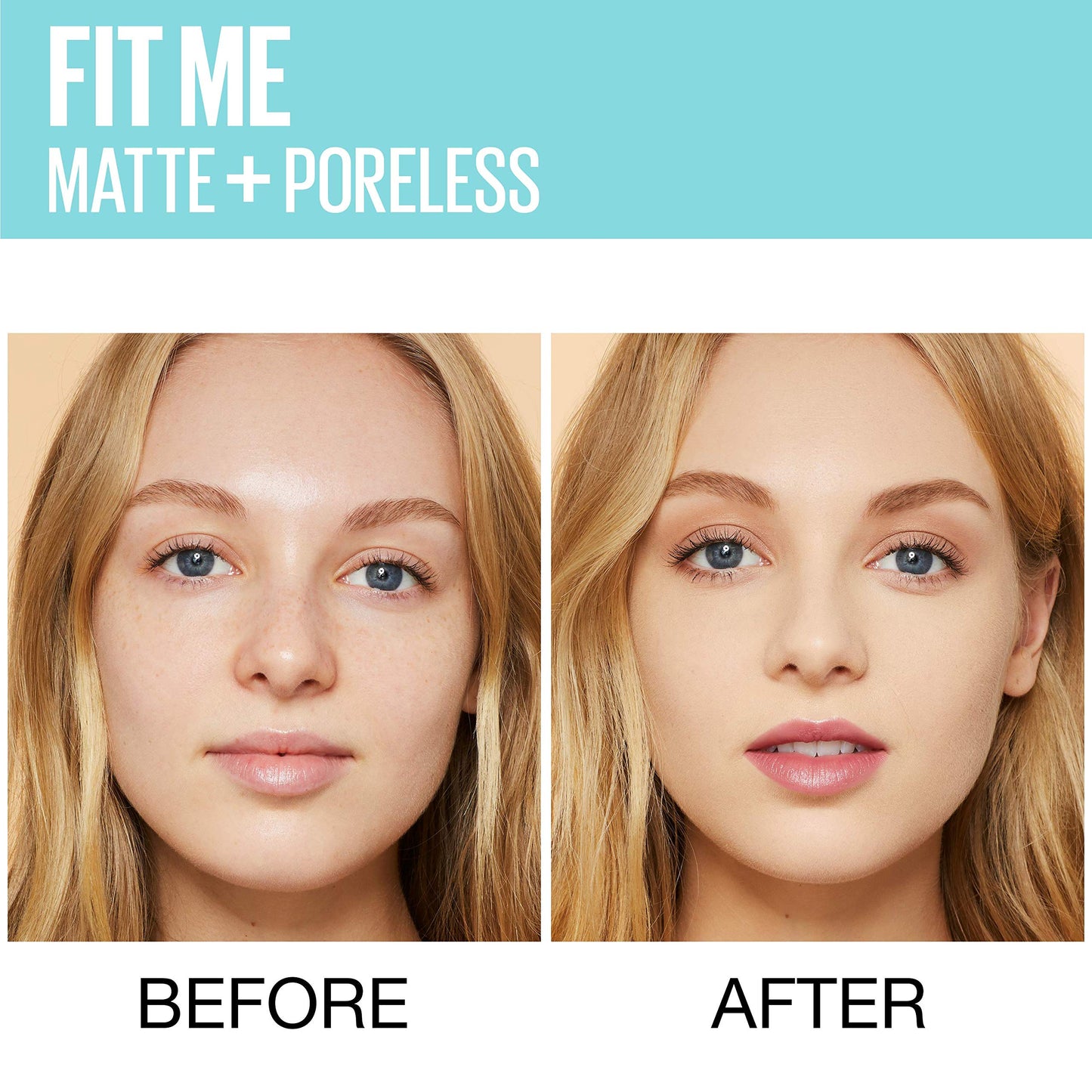 Maybelline Fit Me Matte + Poreless Liquid Oil-Free Foundation Makeup, Mocha, 1 Count (Packaging May Vary)