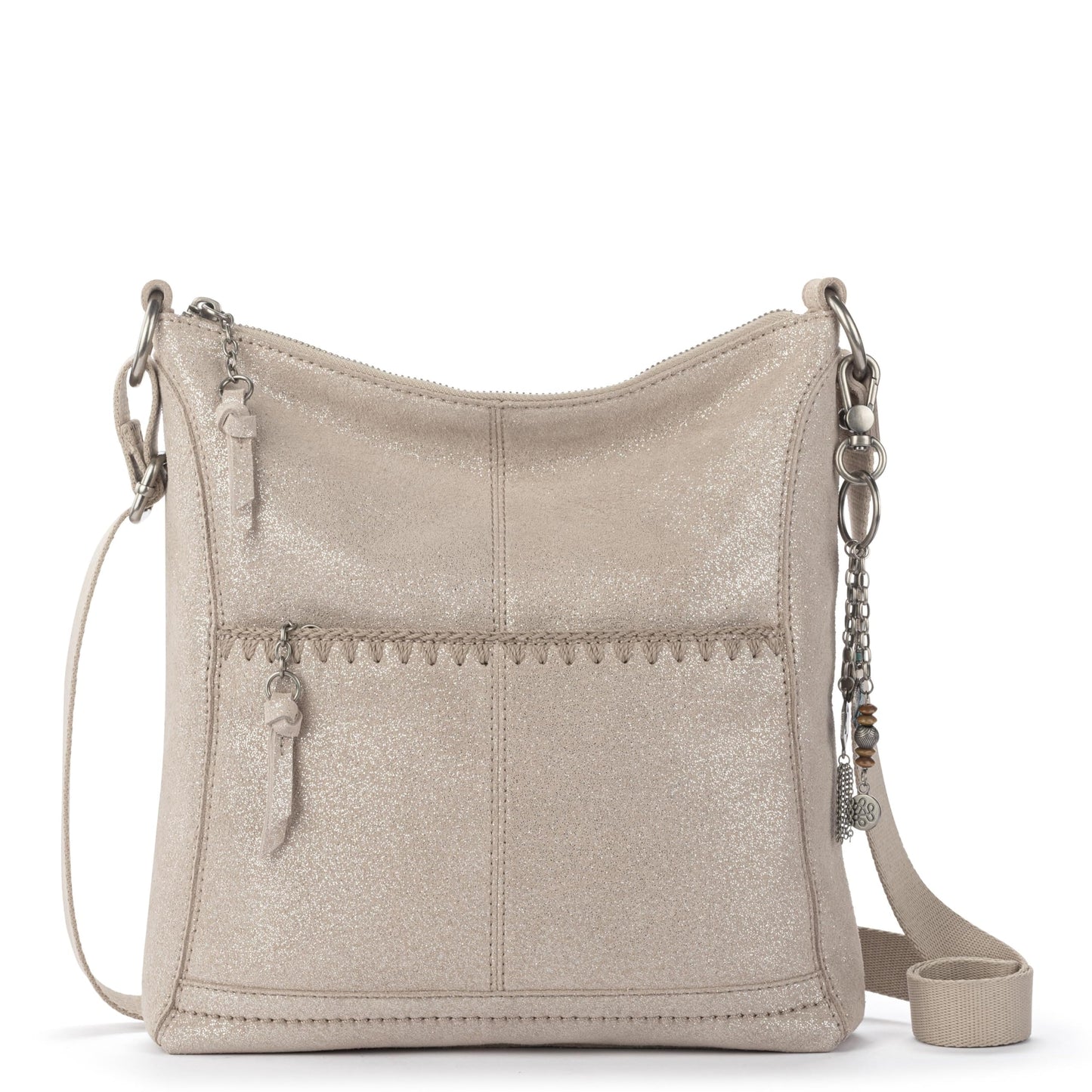 The Sak Lucia Leather Crossbody Purse - Premium Leather Women's Handbag for Everyday & Travel - Cross Body Bag With Zipper
