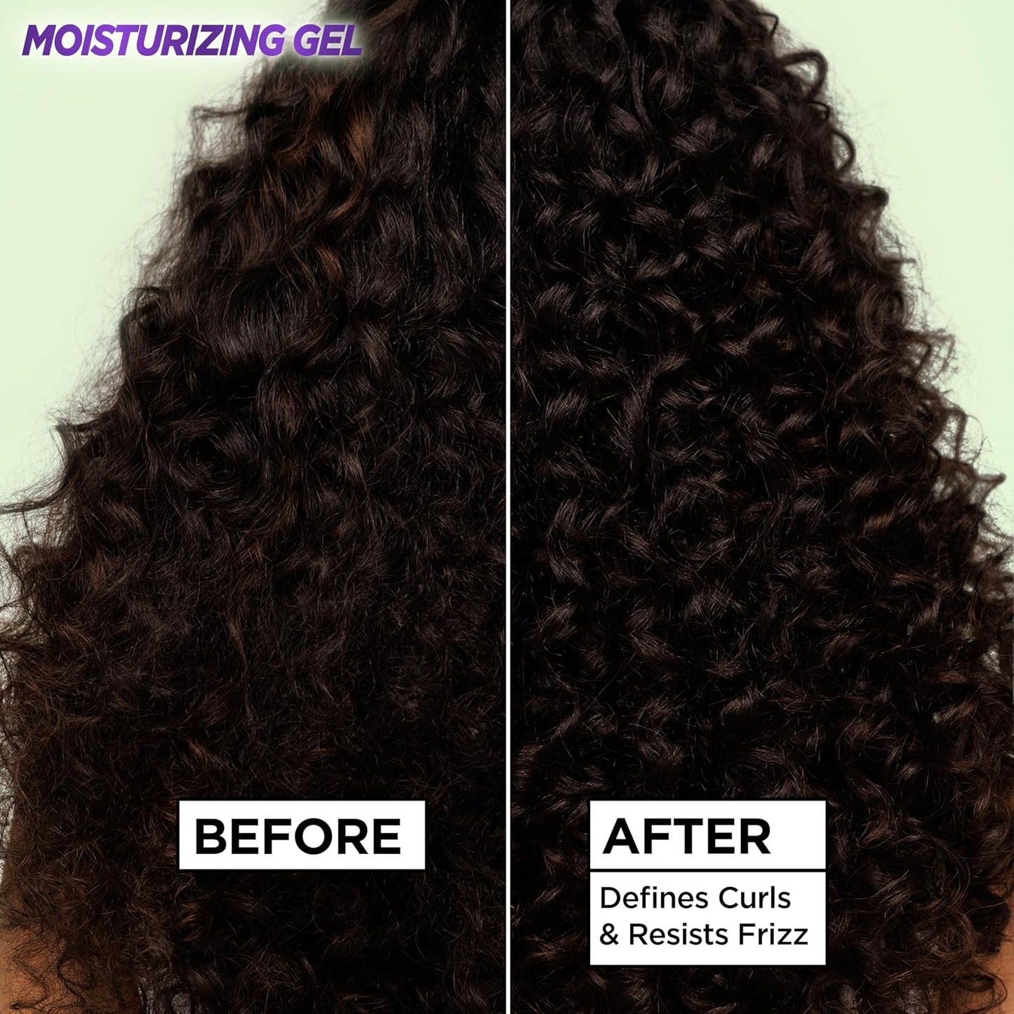 Garnier Fructis Flexi Hold Curls Moisturizing Gel, Curl Hair Styling Gel with Hyaluronic Moisture Complex, Provides Up to 100HRs of Moisture & Definition For All Curl Types, 12.5 Fl Oz