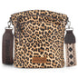 Montana West Multi Zip Pocket Crossbody Bag With Guitar Strap
