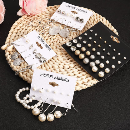 NEWITIN 69 Pieces Gold Jewelry Set for Women Fashion Costume Jewelry Gold Plated Necklace Bracelet Earrings Set for Women