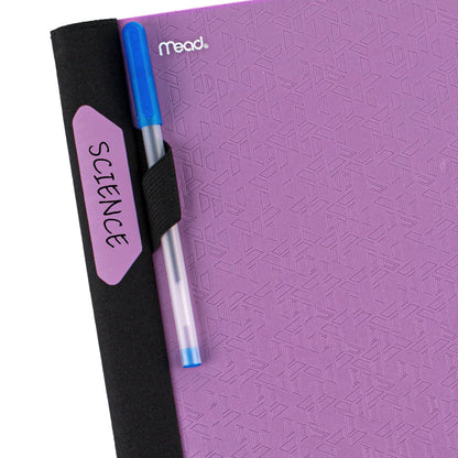 Five Star Advance Spiral Notebook + Study App, 5 Subject, College Ruled Paper, 8-1/2" x 11", 200 Sheets, Spiral Guard, Movable Tabbed Dividers, Black (73144)