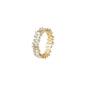 Stylish New Design Sparkling Zircon Rings for Women Elegant Party Jewelry Gift