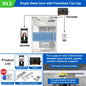 8" Multi-Biometric Access Control & Attendance Terminal - Face Fingerprint Palm Vein, WiFi 4G TCP/IP