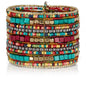 SPUNKYsoul Boho Cuff Bracelets, Women Adjustable Stackable Beaded Accessory | Adjustable Bohemian-Inspired Design, Trendy Wrist Ornament, Versatile For Occasions Or Everyday Wear, Unique Style Jewelry