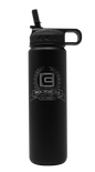 Rockwell Warrior Flask - Double Walled - Stainless Steel Flask - (BLACK)