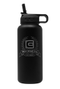 Rockwell Warrior Flask - Double Walled - Stainless Steel Flask - (BLACK)