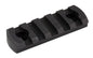 CMC Triggers M-Lok Picatinny Rail |  5 Slot |  Fits M-LOK Rail |  2.5" Long |  Anodized Finish |  Black