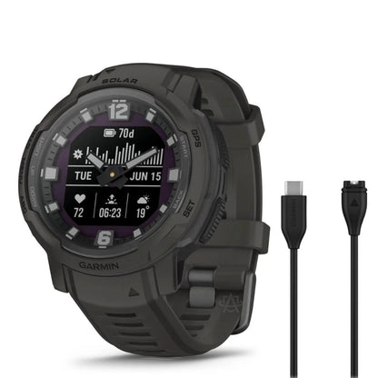 Garmin Instinct Crossover Solar | Hybrid Smartwatch w/ GPS