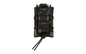 High Speed Gear Double Decker TACO |  Dual Magazine Pouch |  Molle |  Fits (1) Rifle Magazine and (1) Pistol Magazine |  Hybrid Kydex and Nylon |  Black