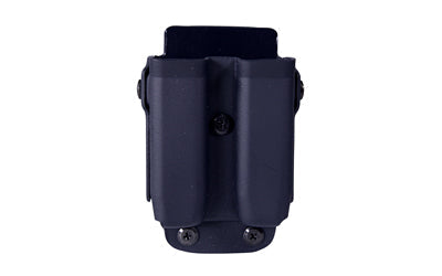 High Speed Gear Uniform Line |  Twin Mag Pouch |  Size 2 |  Black |  Fits MOLLE or Belt |  Kydex |  Universal Clip Mount