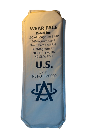 Atomic Defense SAHG2M 5x15" Side Armor | Stops .44 Mag at 1.1 lbs | Made in USA