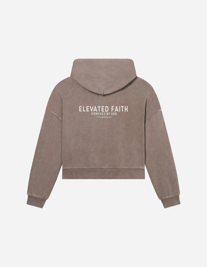 Kingdom Club Brown Full-Zip Hoodie