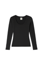 Maia Scoop Neck Pointelle Top