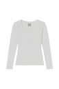 Maia Scoop Neck Pointelle Top