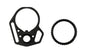 Strike Industries Black |  Multi-Function End Plate With Anti-Rotation Castle Nut |  Fits AR-15