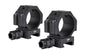 Trijicon Scope Rings |  30mm Low |  Q-LOC |  Fits Picatinny |  Anodized Finish |  Black