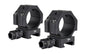 Trijicon Scope Rings |  35mm Low |  Q-LOC |  Fits Picatinny |  Anodized Finish |  Black