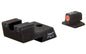 Trijicon HD Tritium Sight |  Fits Colt 1911 |  Orange Outline |  Novak Low Mount Dovetail Cut