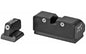 Trijicon Tritium Night Sight |  Fits Colt 1911 |  Green/Green |  3 Dot |  .125 Tenon