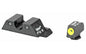 Trijicon HD Tritium Sight |  Fits Colt 1911 |  Orange Outline |  Novak Low Mount Dovetail Cut