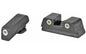 Trijicon Tritium Night Sight |  Fits Glock 42 and 43 |  Green Finish
