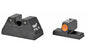Trijicon HD Tritium Sight |  Fits Colt 1911 |  Orange Outline |  Novak Low Mount Dovetail Cut